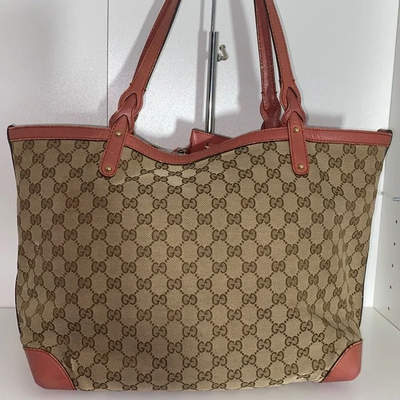 Authentic Rare Gucci GG Tote Bag - Picture 5 of 17